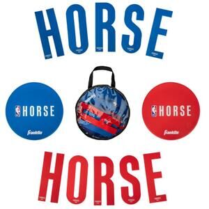 Franklin Sports NBA H.O.R.S.E. Basketball Game Set – 2 Player Game w/ Carry Bag